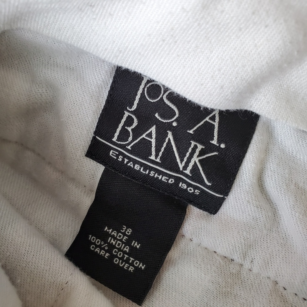 Jos A Bank Madras Shorts Plaid Patchwork 38 Blue - Picture 3 of 8